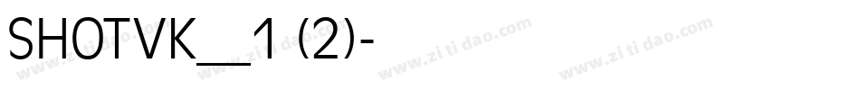 SHOTVK__1 (2)字体转换